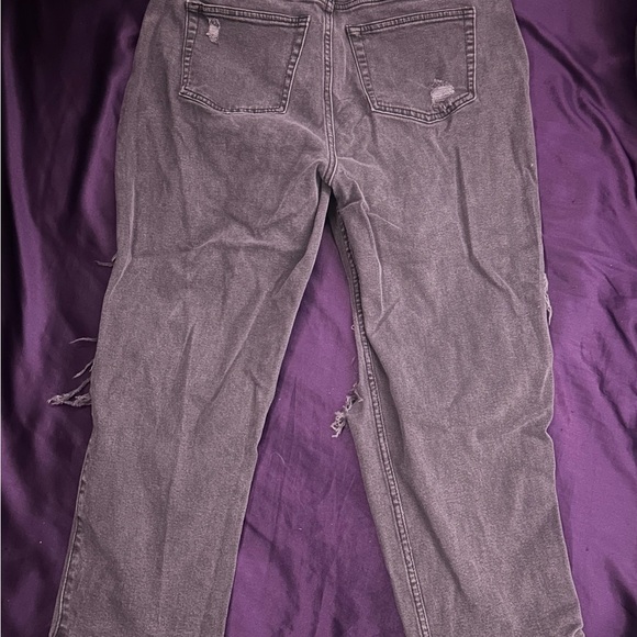Hollister Distressed jeans dark grey curvy high-rise vintage straight - Picture 3 of 4